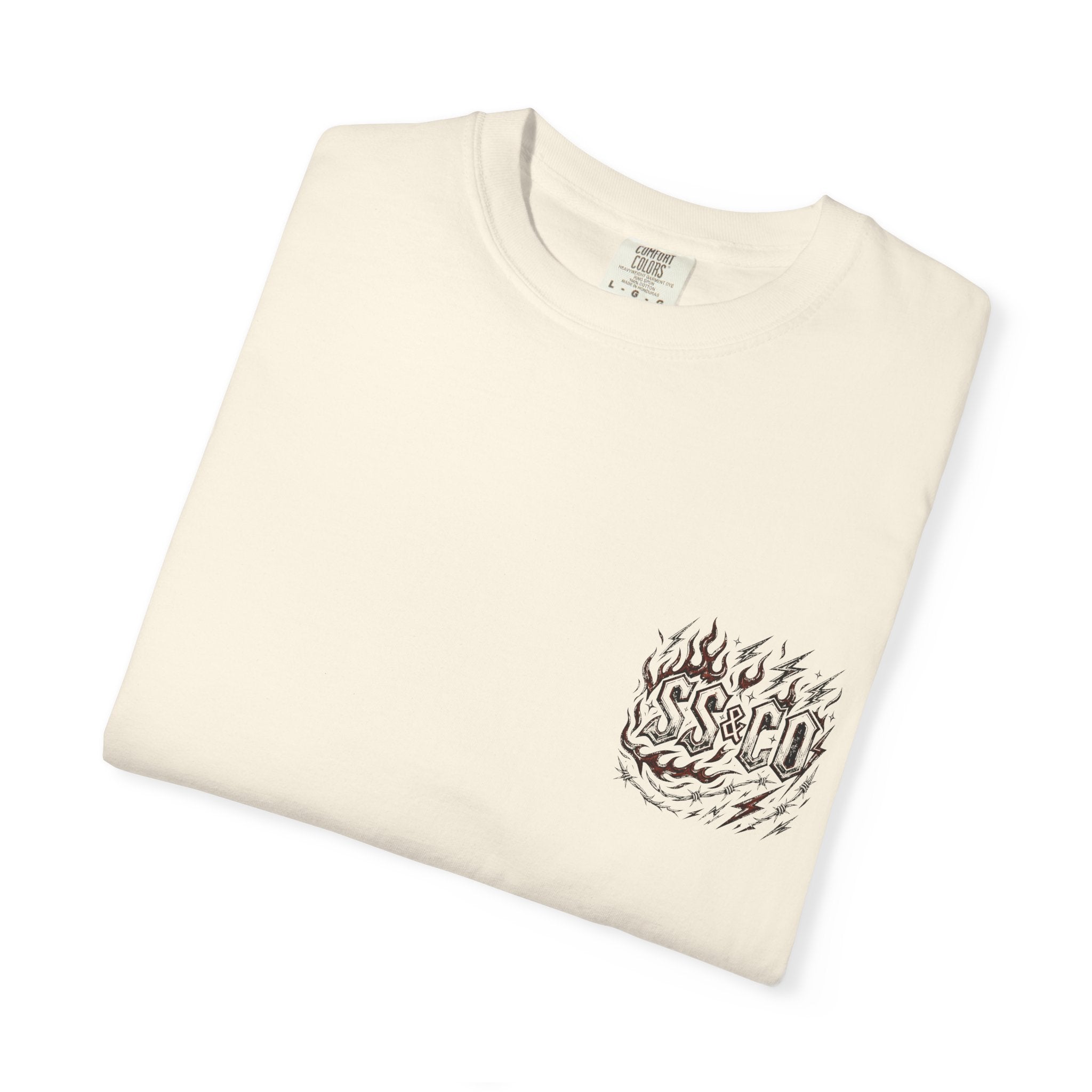 Karma Skull T-Shirt — "Chrome Won’t Save You From Karma" Moto Graphic Tee