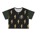 Low-Key, High Voltage crop tee