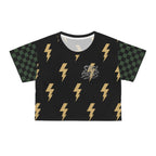 Low-Key, High Voltage crop tee