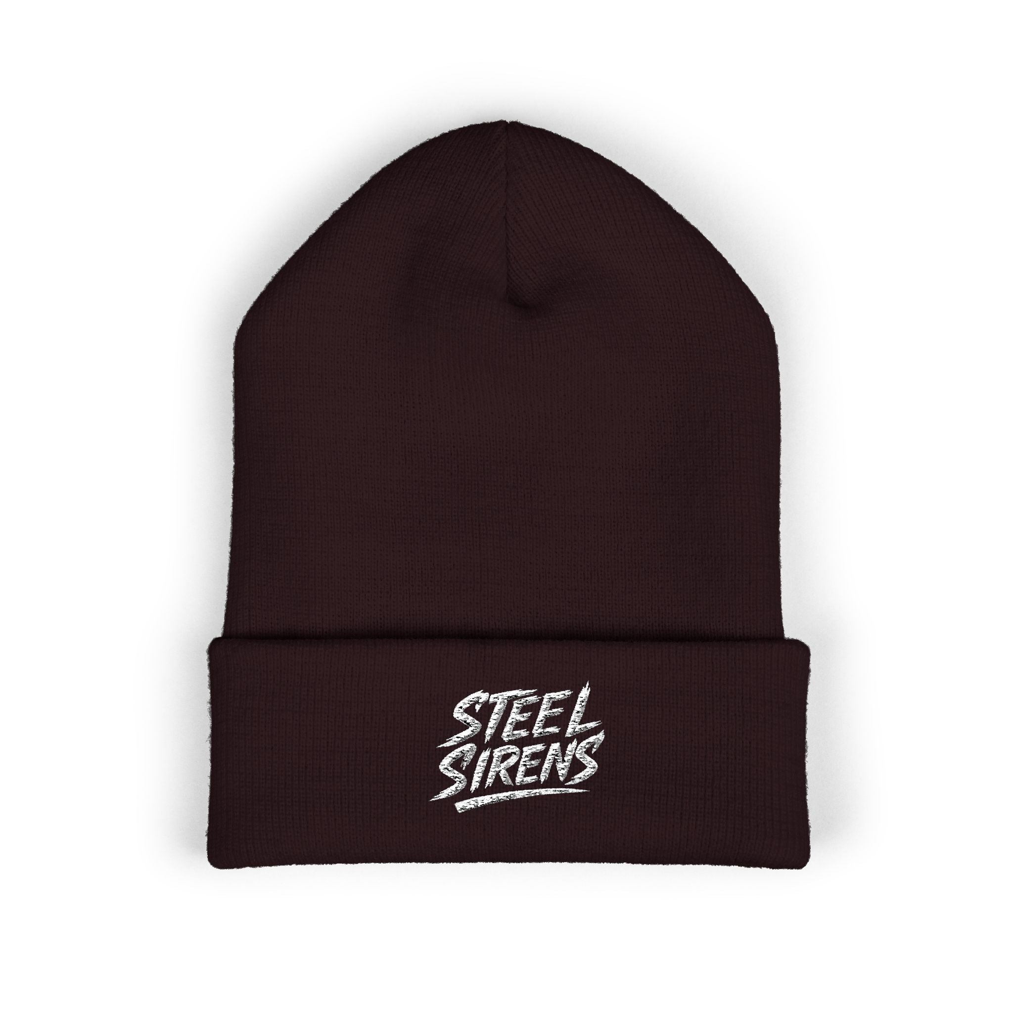 Steel Sirens Embroidered Cuffed Beanie