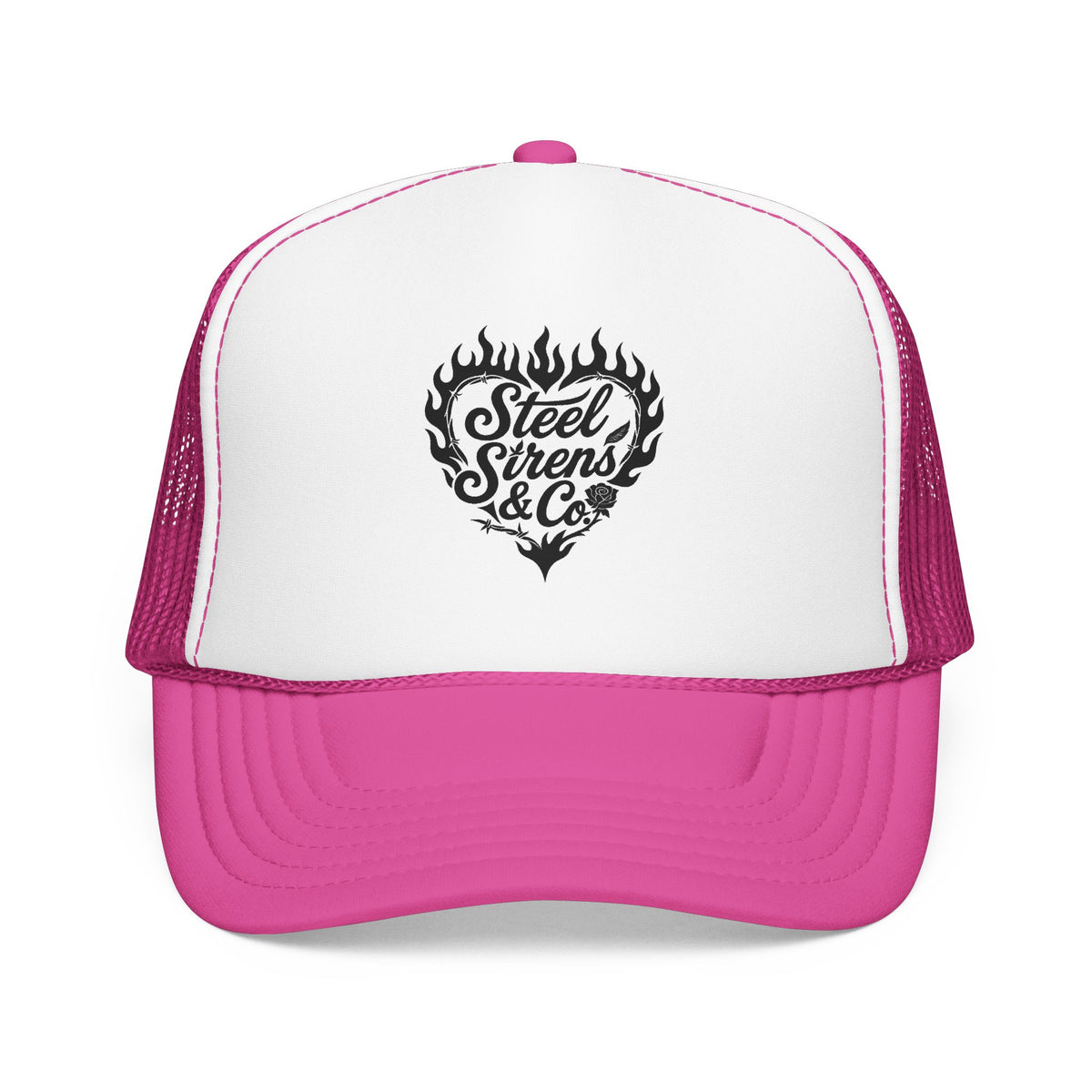 Heart on Fire Foam Trucker Hat
