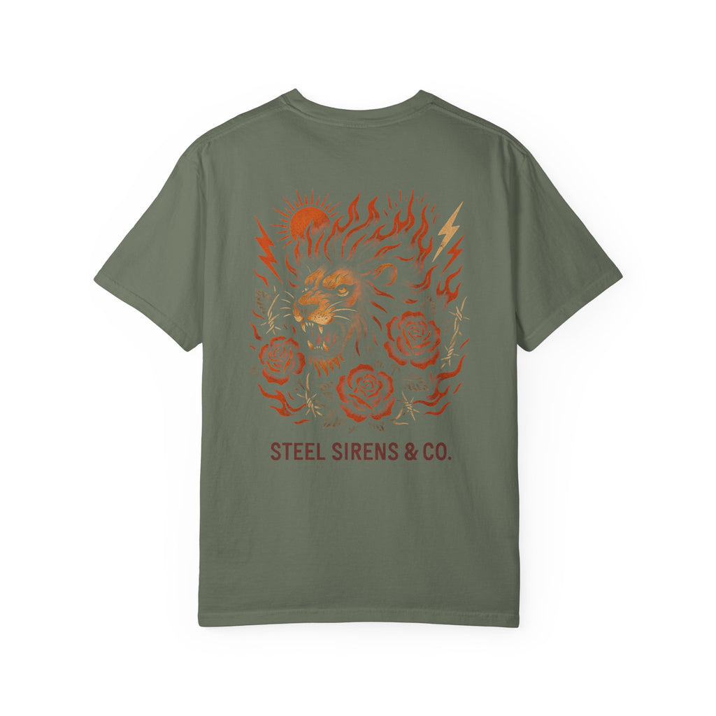 Leo Born, Fire Forged Garment-Dyed T-shirt