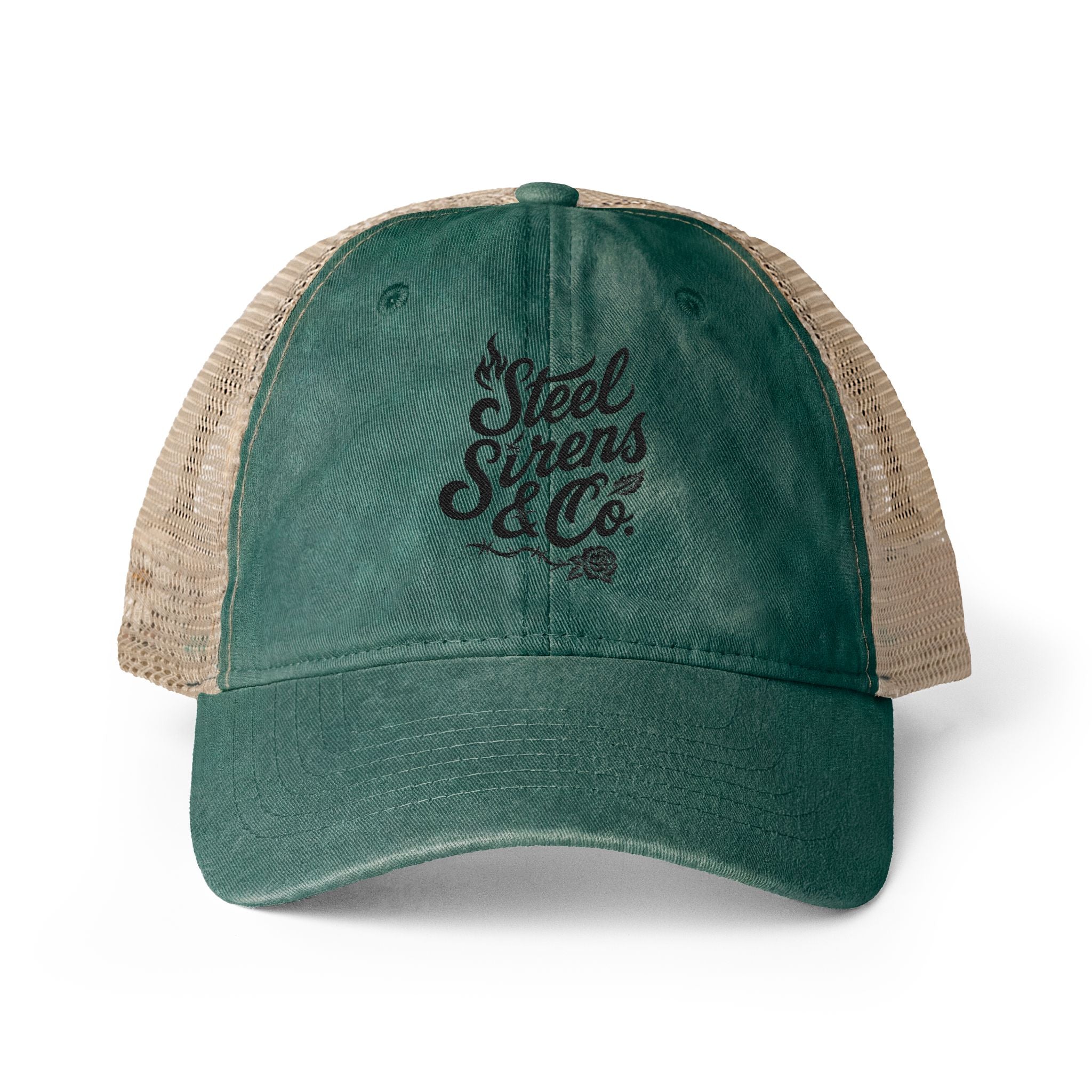 Women's Washed Mesh-Back Cap