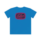 Kids Graphic Tee — Retro Pink 'Good Vibes' Logo