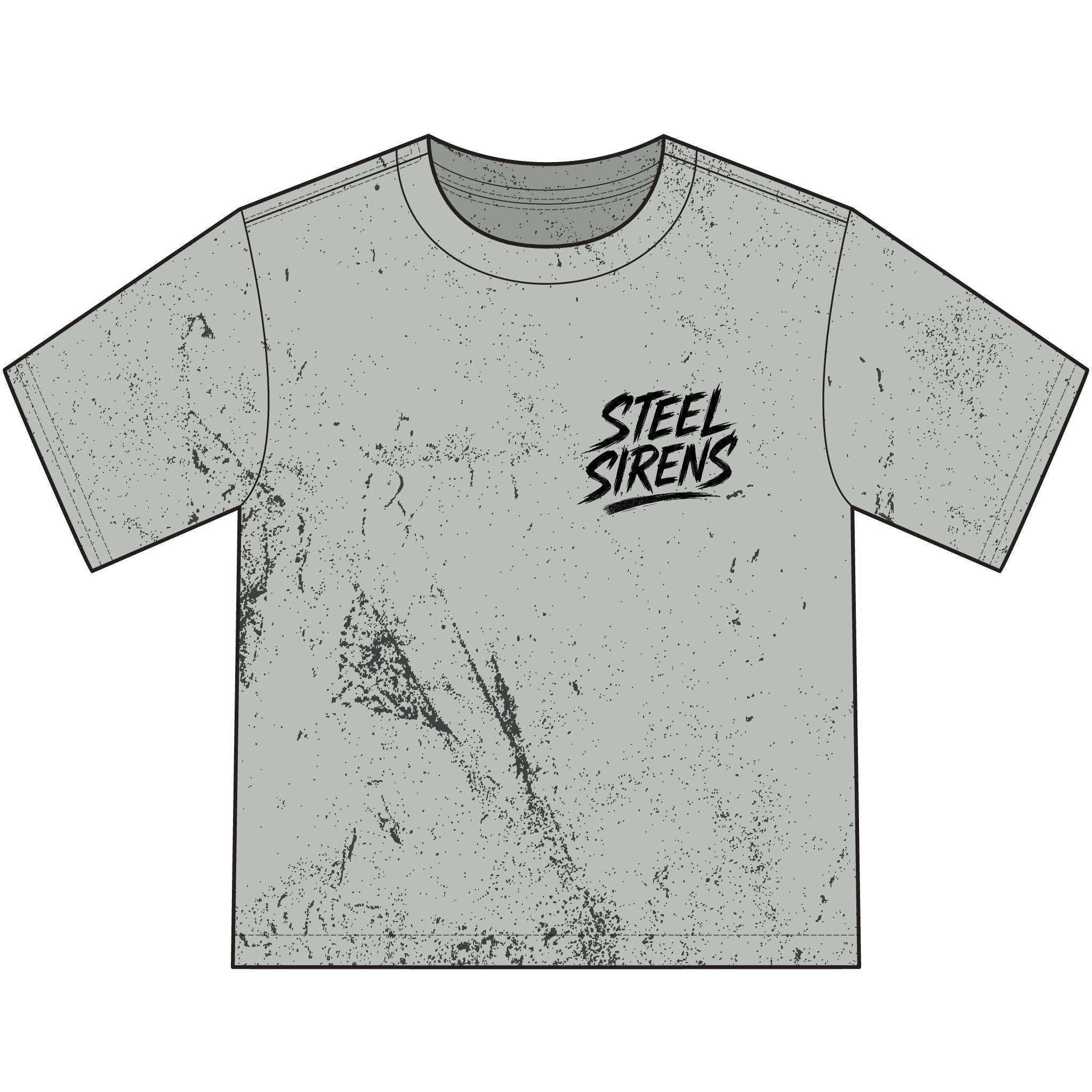 Steel Sirens Youth T‑Shirt — Vintage Dagger & Roses Graphic Tee