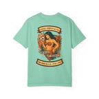 Steel Sirens Garment-Dyed T-shirt, Vintage Style Tee, Beach Apparel, Unisex Graphic Shirt, Casual Summer Wear