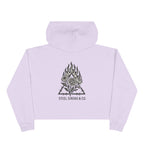 Burn & Bloom Crop Hoodie