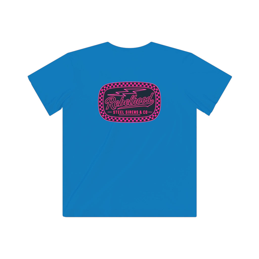 Neon Pink Rebelhood Youth Graphic Tee