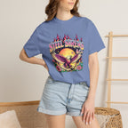 Steel Sirens Graphic T-Shirt — Retro Eagle Sunset Band Tee