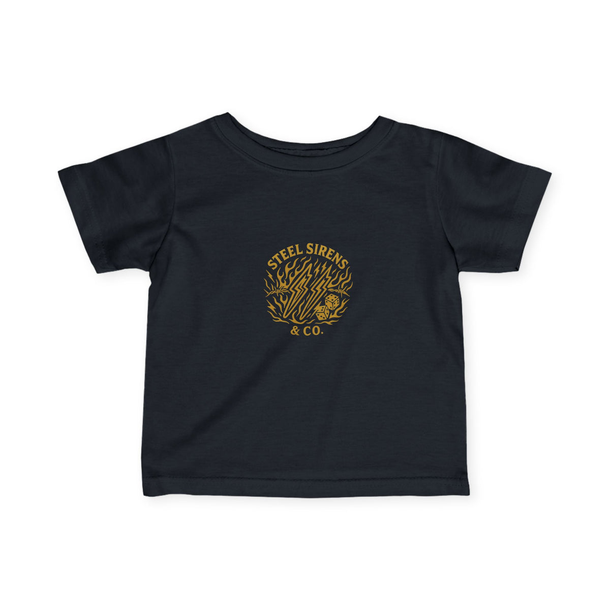 No Traction Just Action Infant Tee