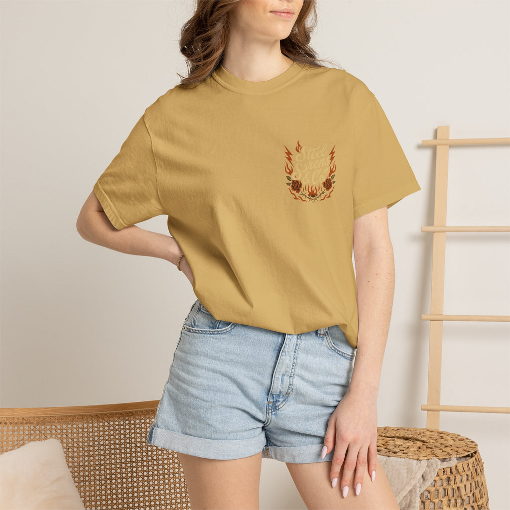 Leo Born, Fire Forged Garment-Dyed T-shirt