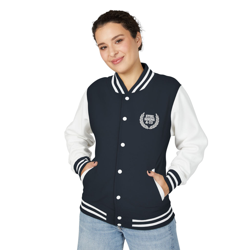 Letterman Jacket — Steel Sirens Crest Varsity Jacket