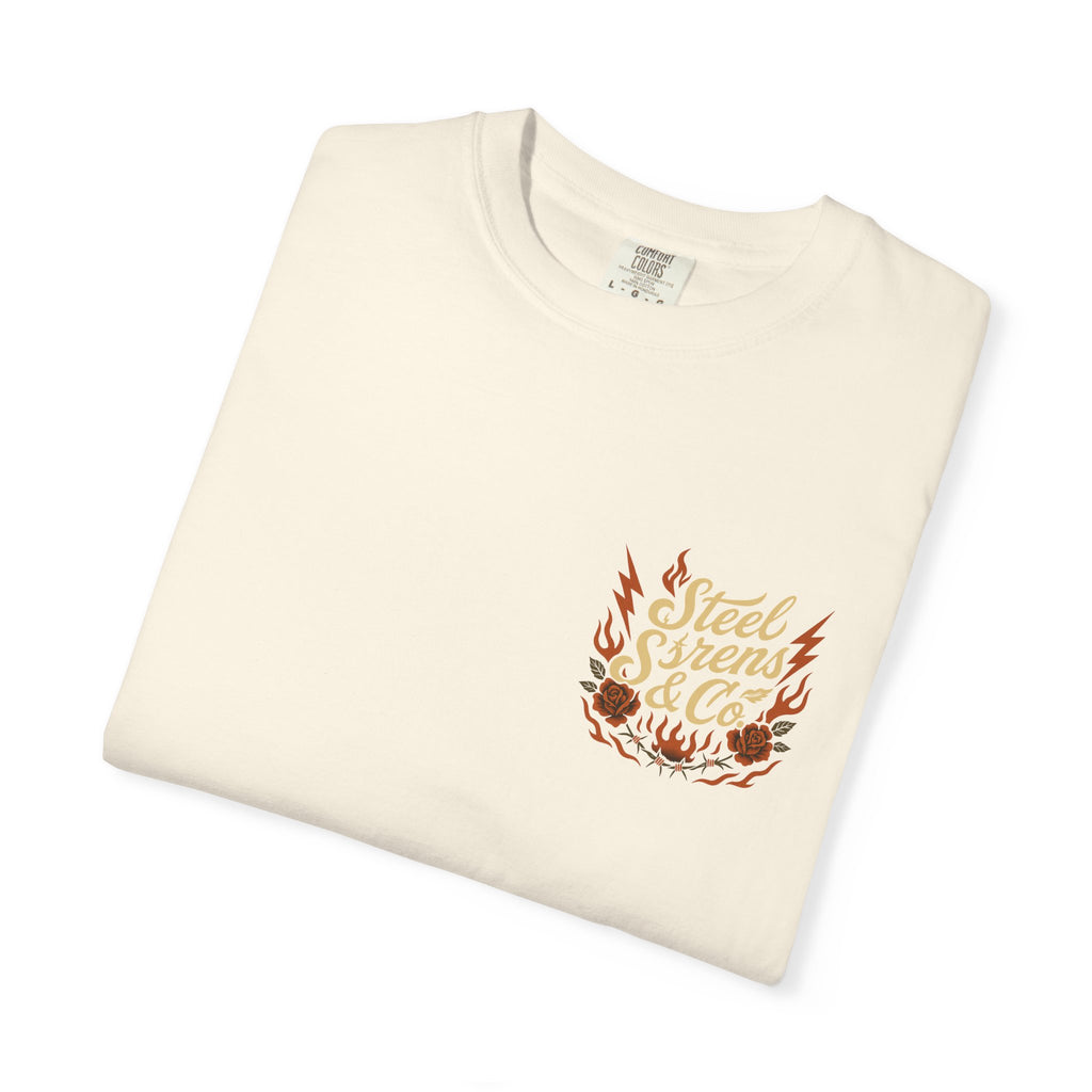 Leo Born, Fire Forged Garment-Dyed T-shirt