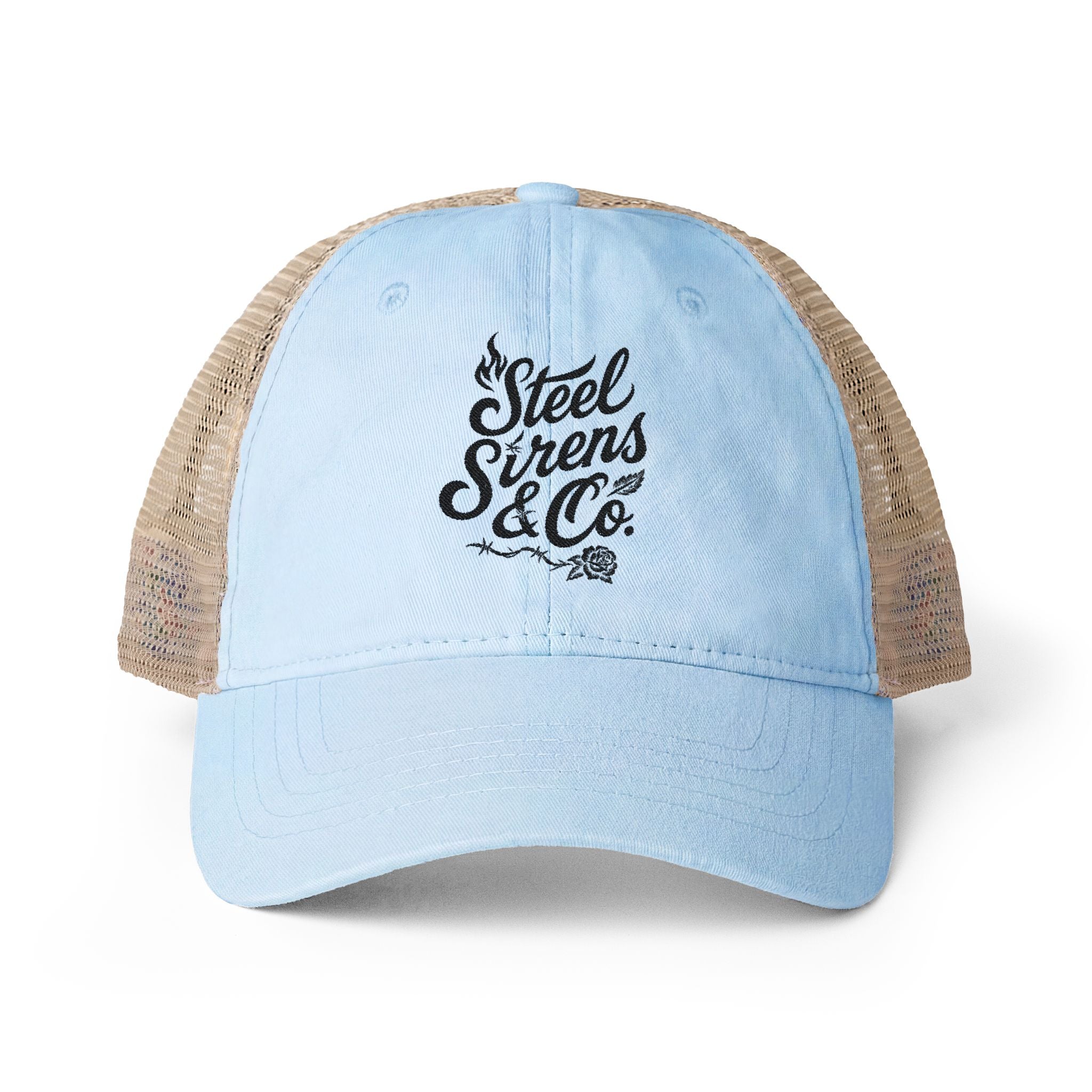 Women's Washed Mesh-Back Cap