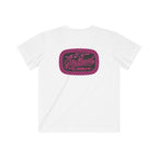 Kids Graphic Tee — Retro Pink 'Good Vibes' Logo