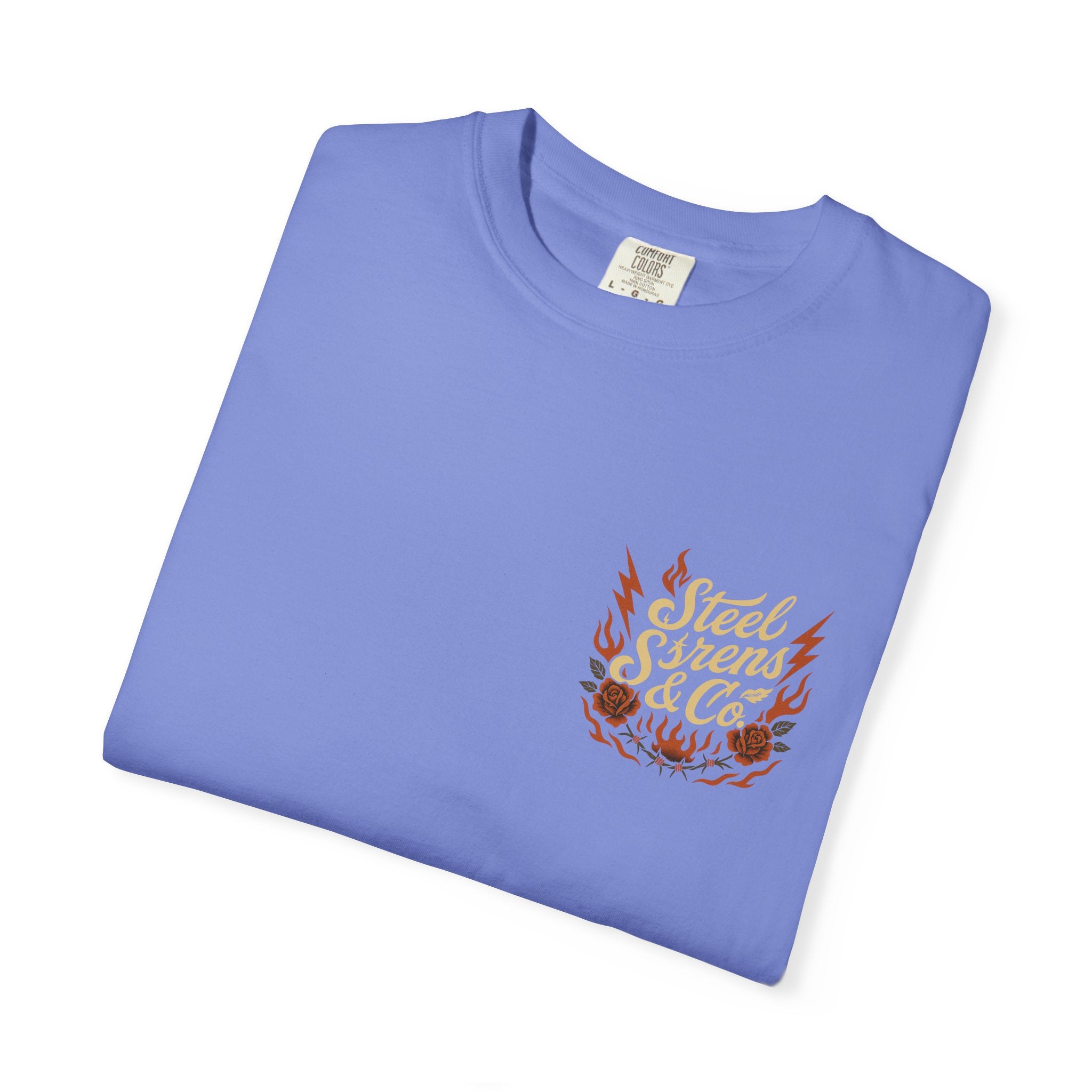 Leo Born, Fire Forged Garment-Dyed T-shirt