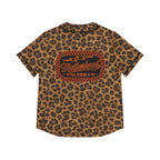 Leopard Motherhood Baseball Jersey — Women's Retro Rocker AOP