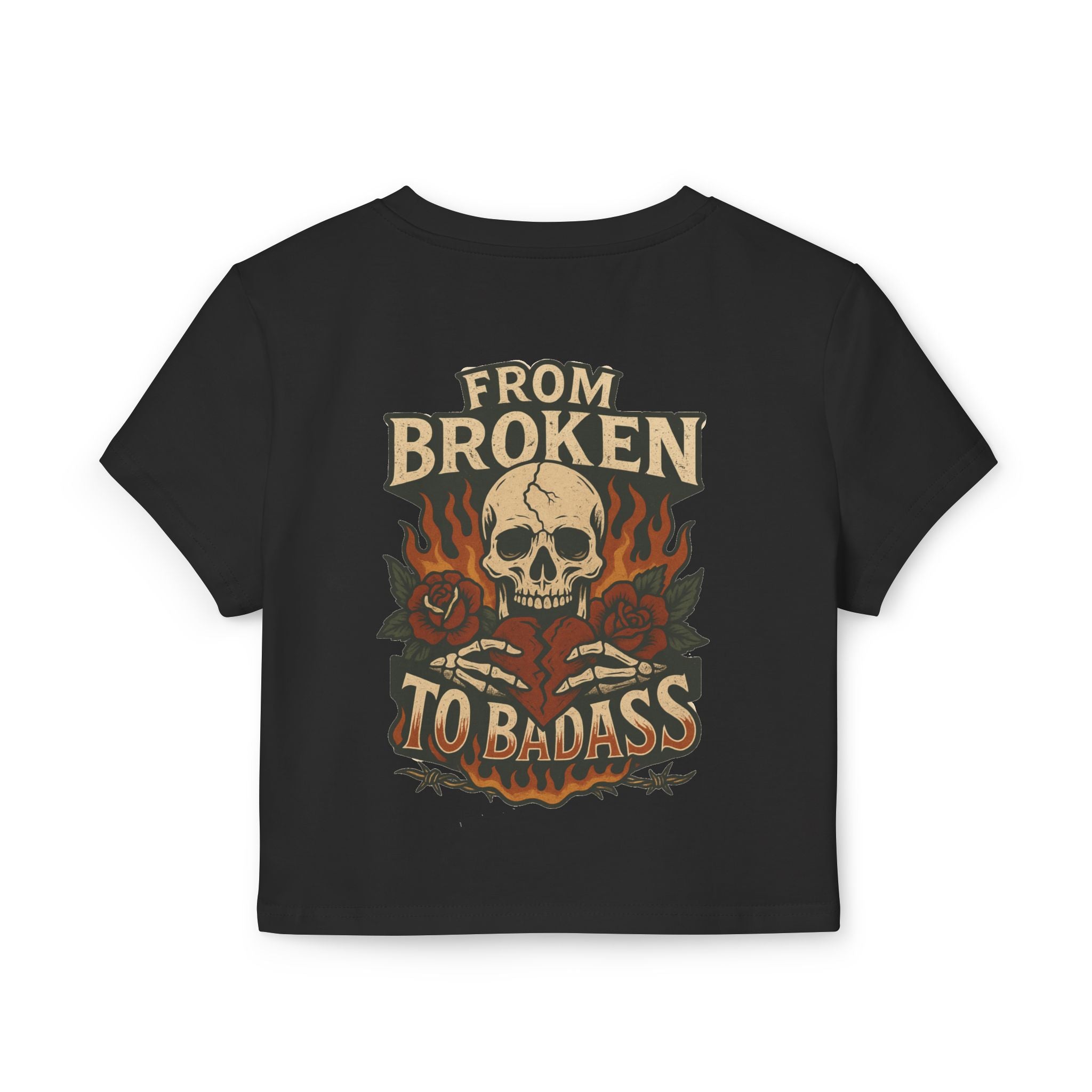 Broken to Badass Crop Tee