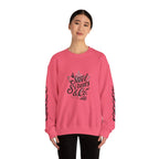 Crewneck Sweatshirt — "Steel Sirens & Co." Built to Rise Graphic