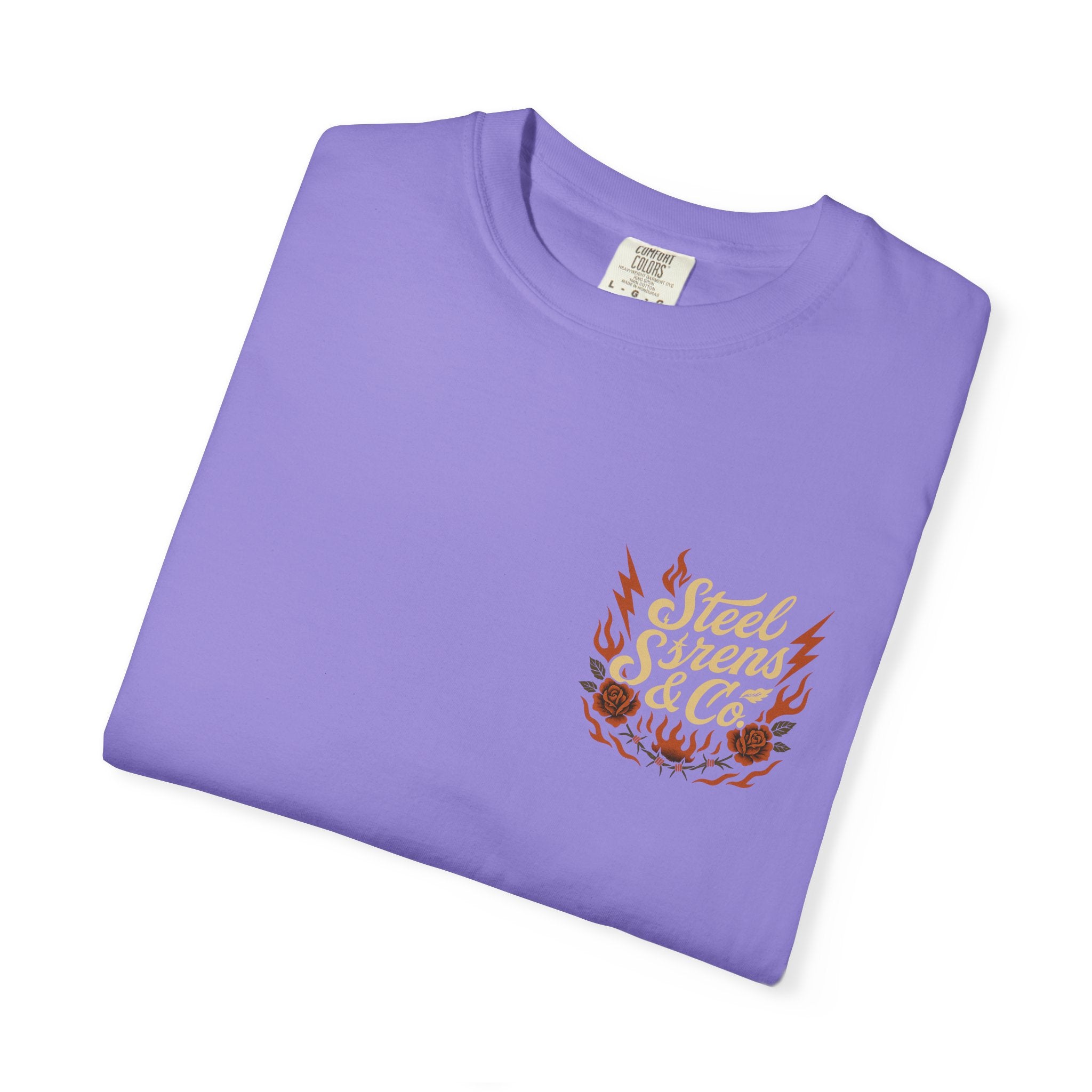 Leo Born, Fire Forged Garment-Dyed T-shirt