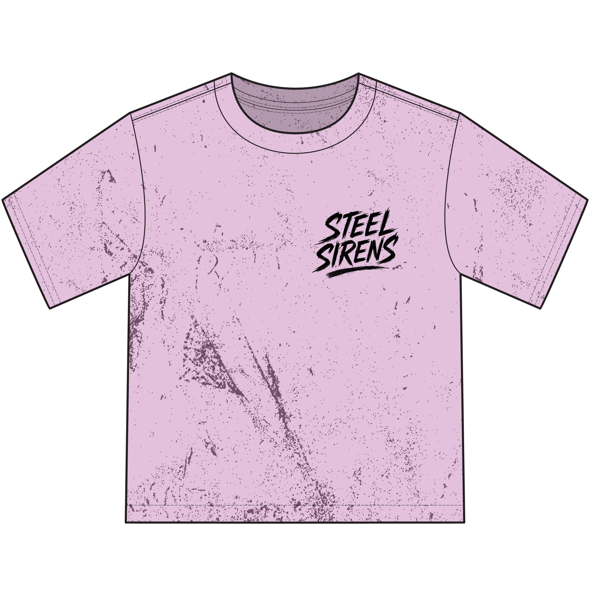 Steel Sirens Youth T‑Shirt — Vintage Dagger & Roses Graphic Tee