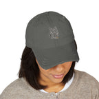 Distressed Dad Hat (Embroidery)