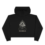 Burn & Bloom Crop Hoodie