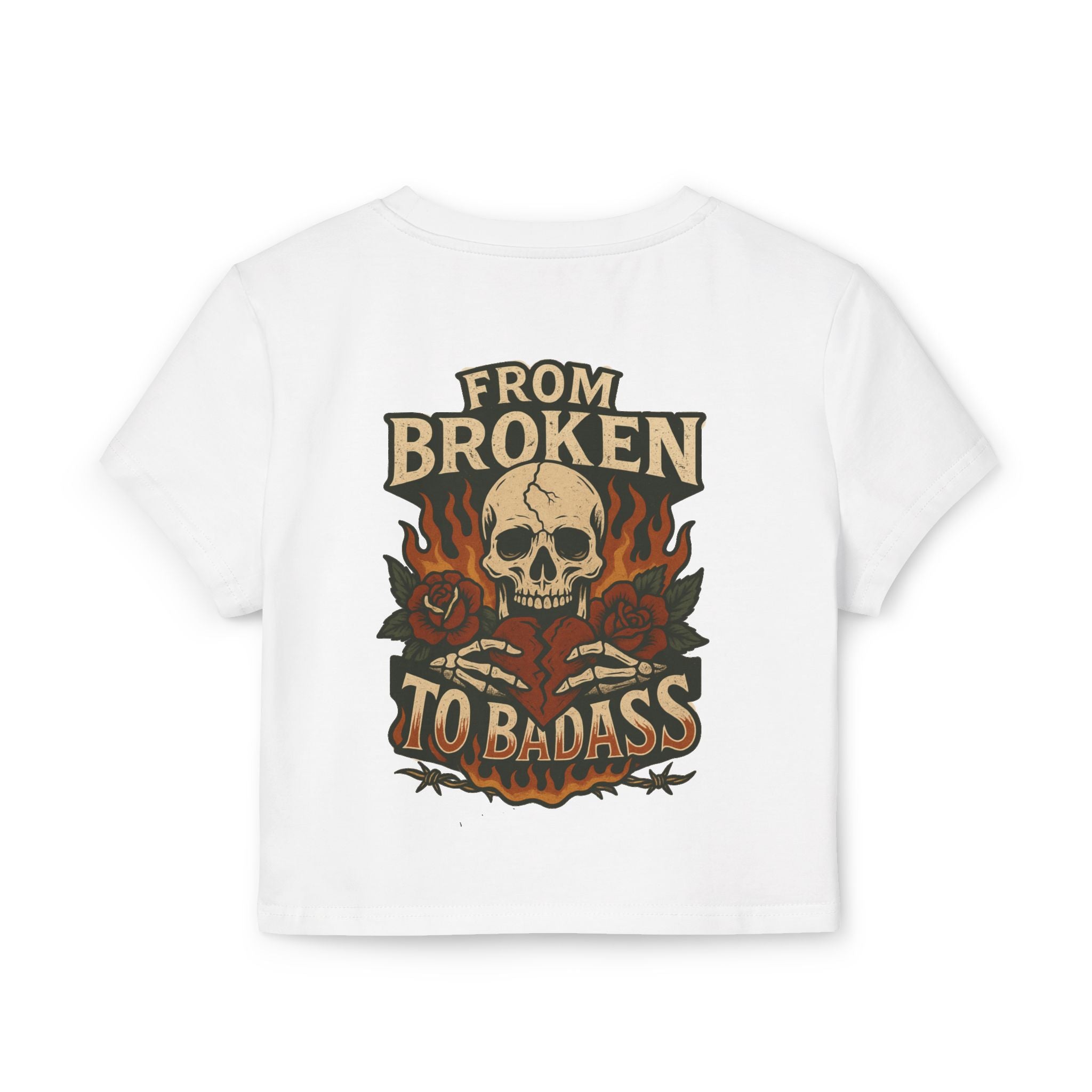 Broken to Badass Crop Tee