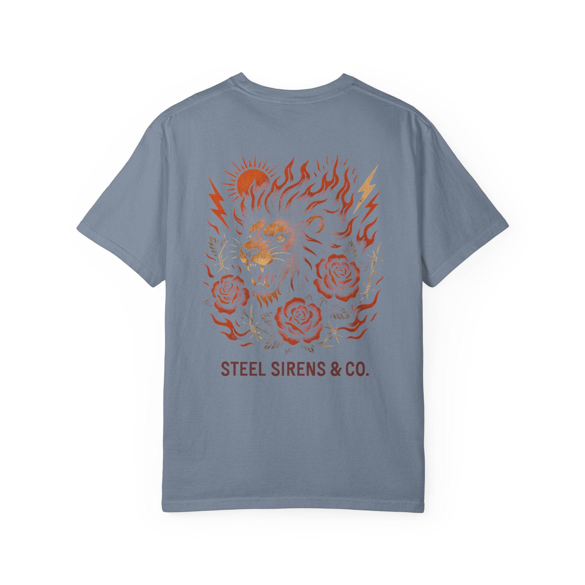 Leo Born, Fire Forged Garment-Dyed T-shirt