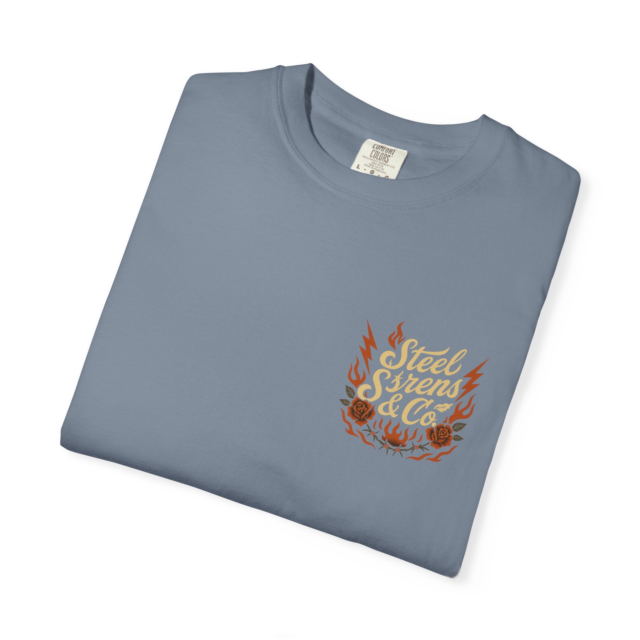 Leo Born, Fire Forged Garment-Dyed T-shirt