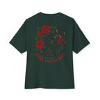 Skull Rose Unisex Oversized Boxy Tee