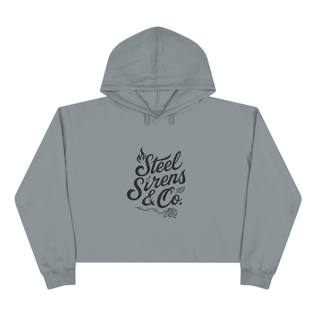 Burn & Bloom Crop Hoodie
