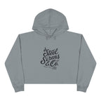 Burn & Bloom Crop Hoodie