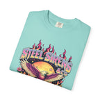 Steel Sirens Graphic T-Shirt — Retro Eagle Sunset Band Tee