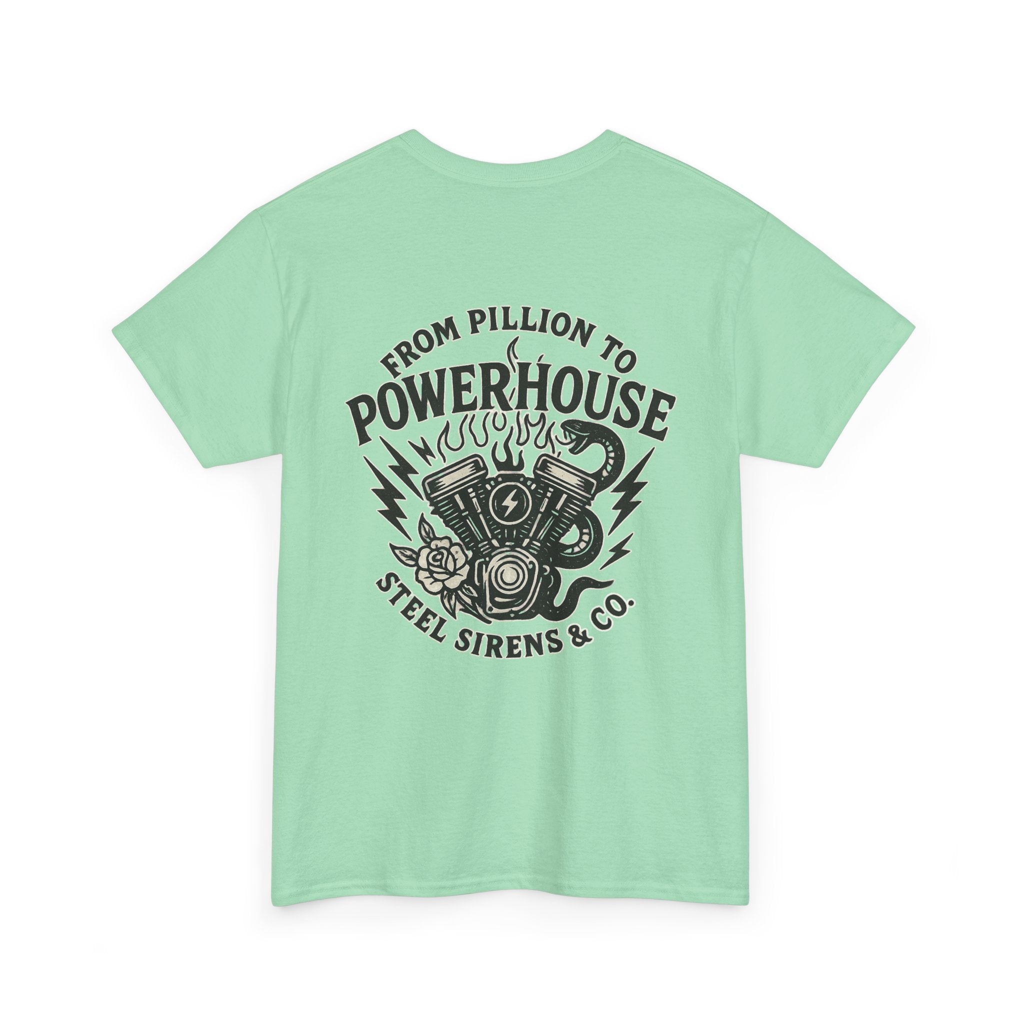 Pillion to Powerhouse Tee