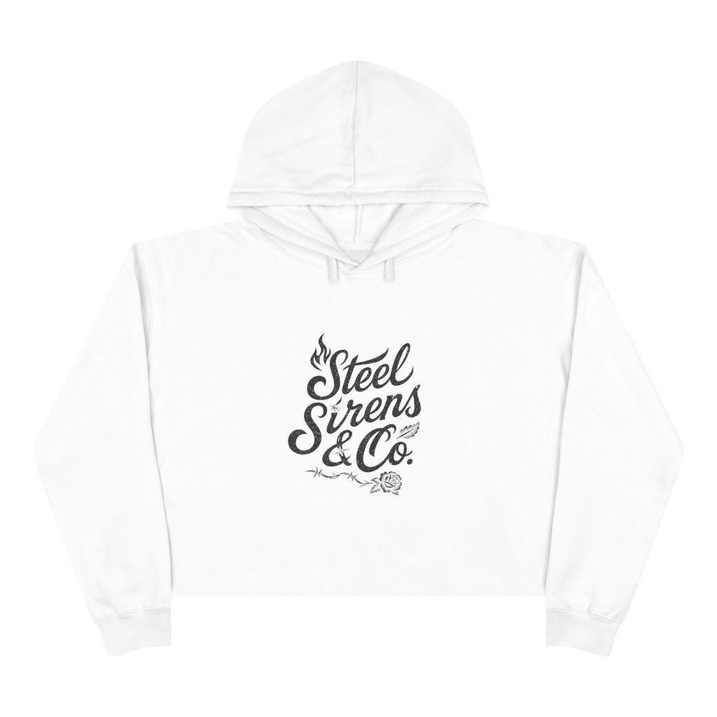 Burn & Bloom Crop Hoodie