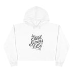 Burn & Bloom Crop Hoodie
