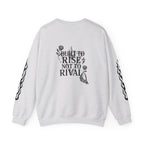 Crewneck Sweatshirt — "Steel Sirens & Co." Built to Rise Graphic