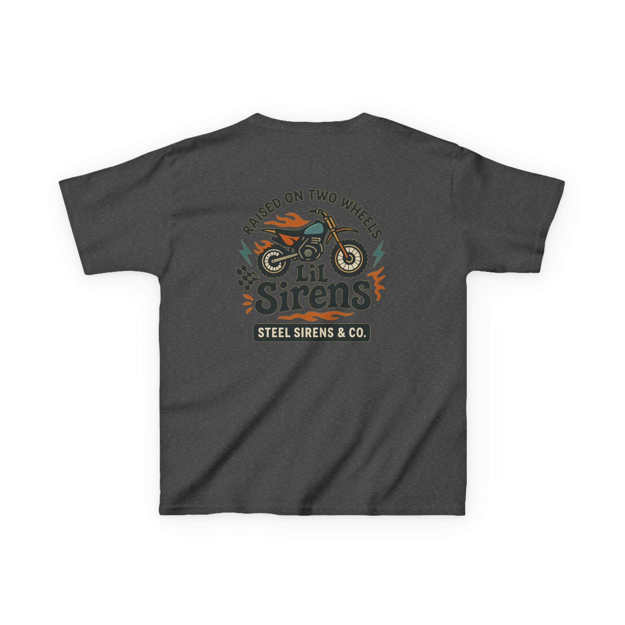 Raised on Two Wheels Youth Tee