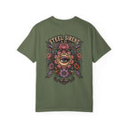 Steel Sirens Tee — Vintage Floral All-Seeing Eye Graphic T-Shirt