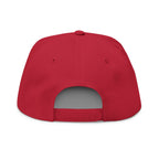 Flat Bill Cap — 'Steel Sirens & Co' Embroidered Laurel Snapback