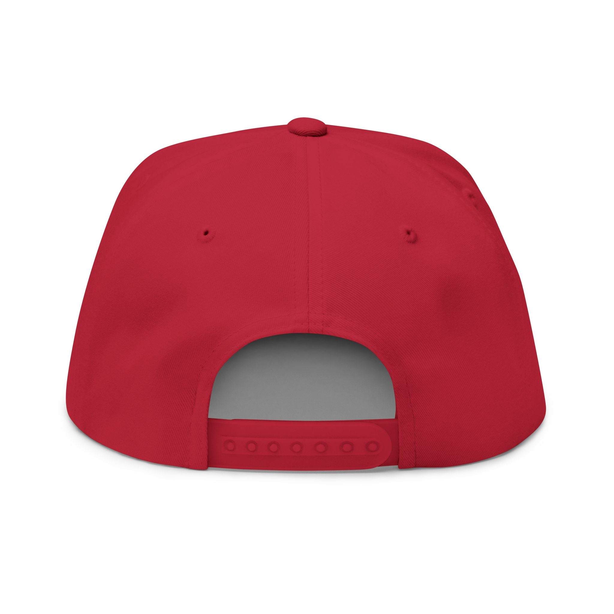 Flat Bill Cap — 'Steel Sirens & Co' Embroidered Laurel Snapback