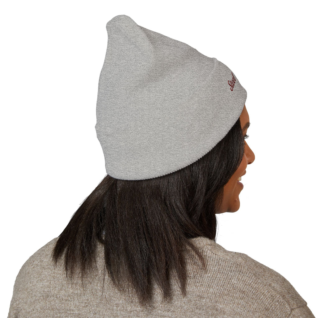 Steel Sirens Flame Crest Embroidered Beanie