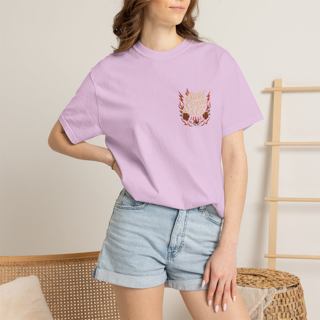 Leo Born, Fire Forged Garment-Dyed T-shirt