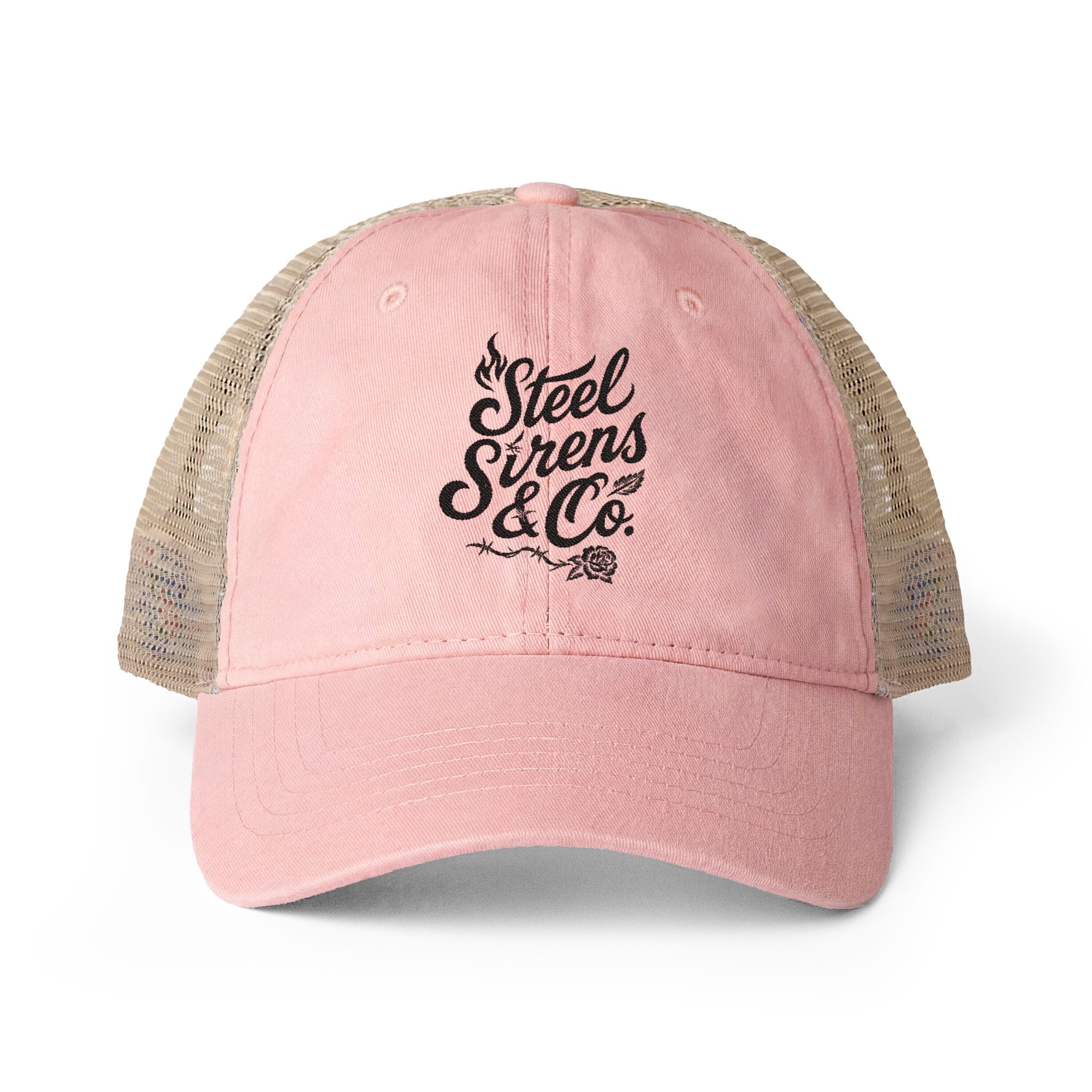 Women's Washed Mesh-Back Cap