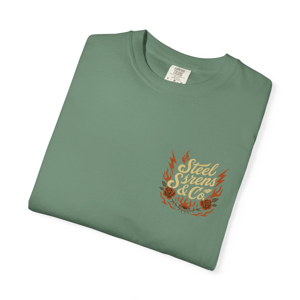 Leo Born, Fire Forged Garment-Dyed T-shirt
