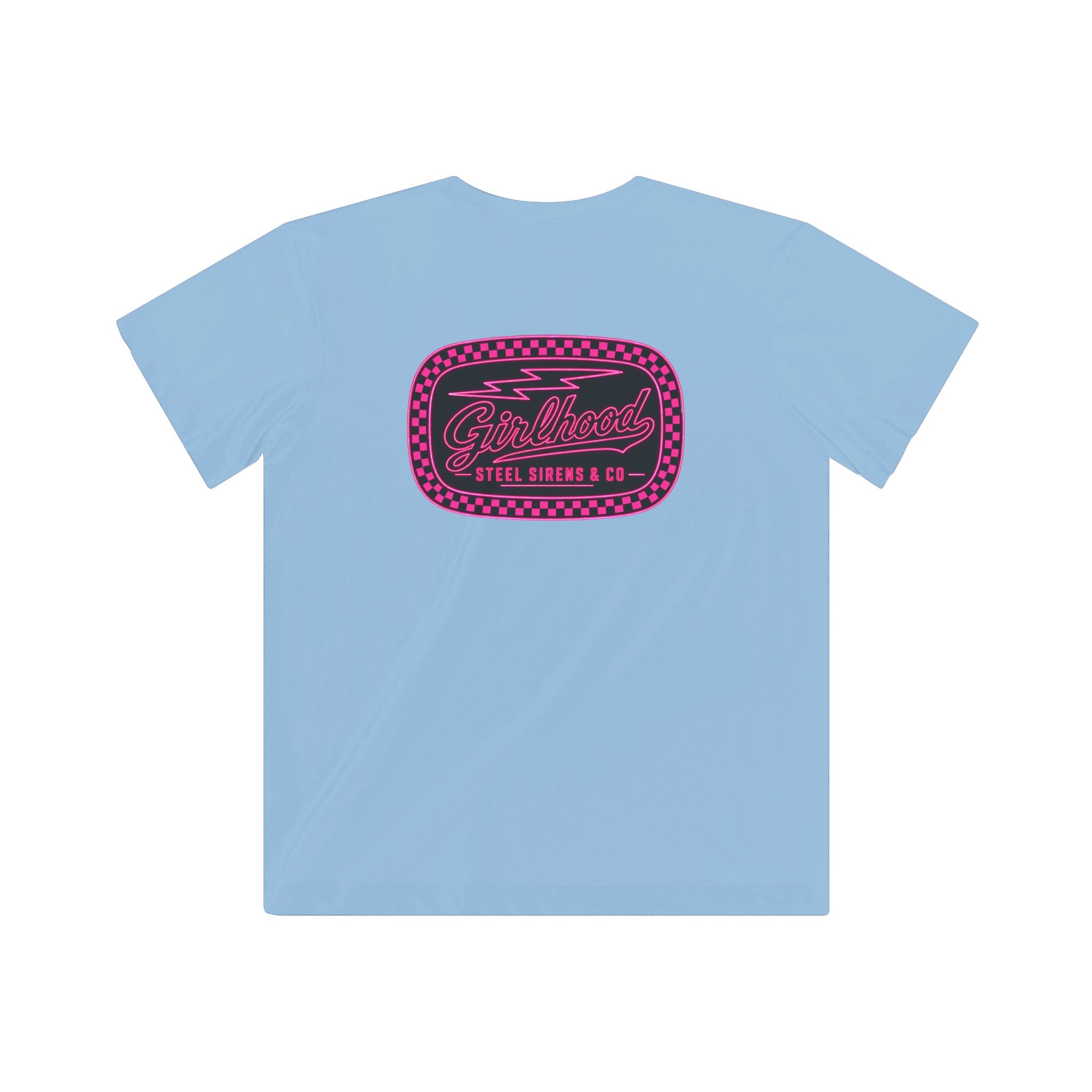 Kids Graphic Tee — Retro Pink 'Good Vibes' Logo