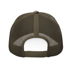 Camo Trucker Hat — Embroidered Rustic Patch Cap