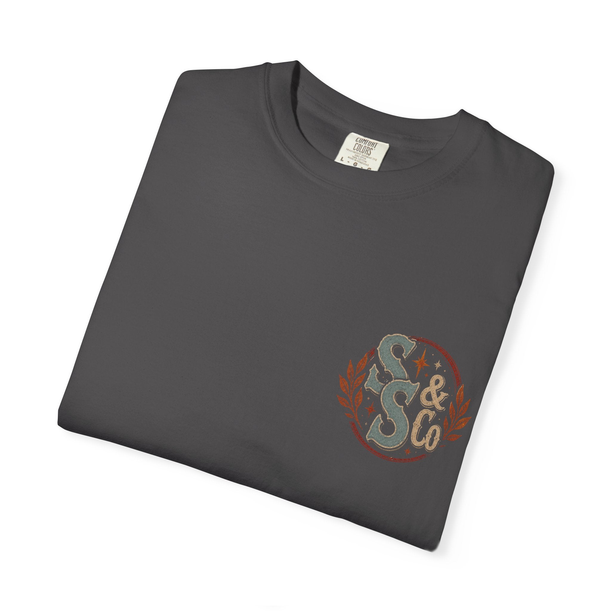 Steel Sirens & Co. Graphic T-Shirt — Medusa-Inspired Retro Logo Tee