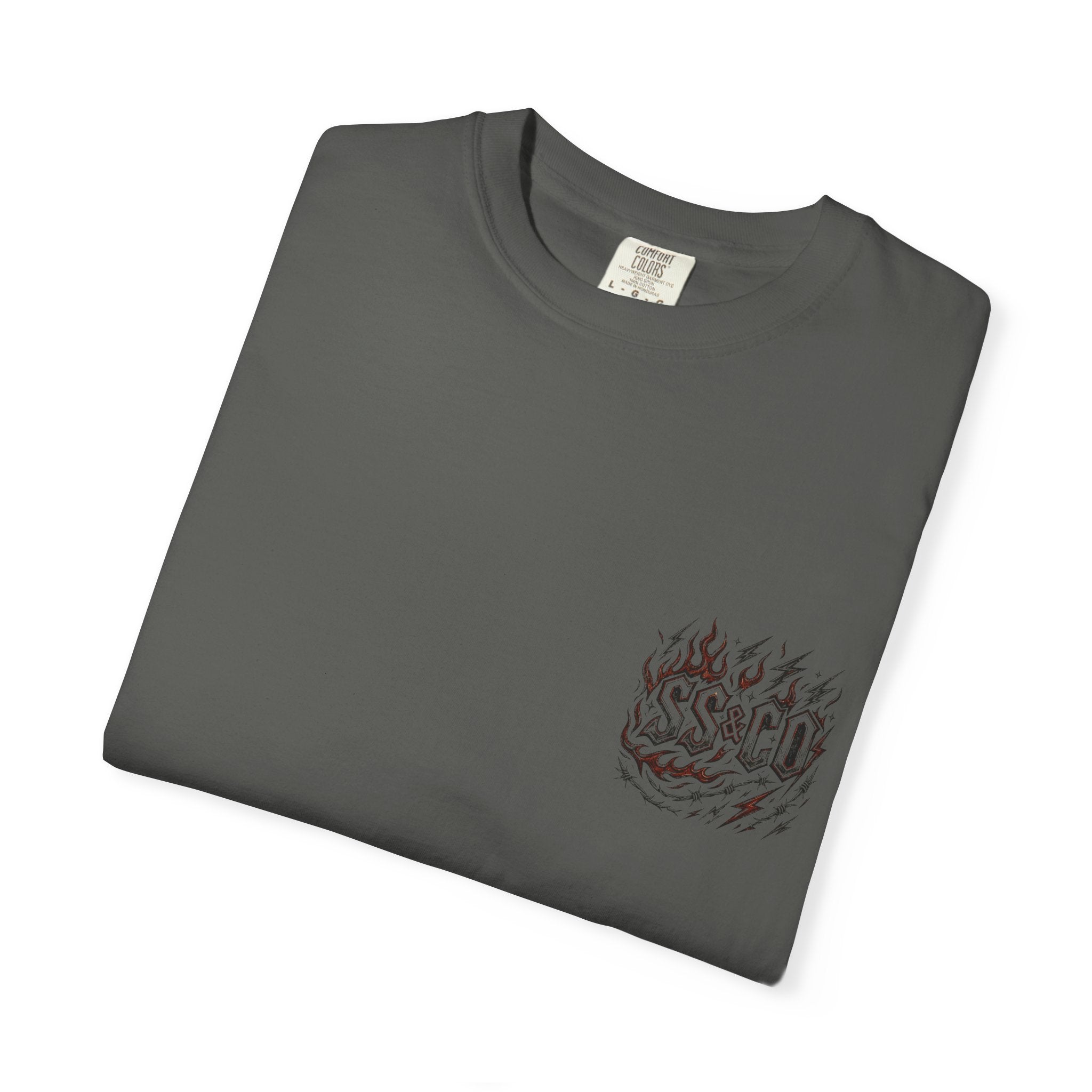 Karma Skull T-Shirt — "Chrome Won’t Save You From Karma" Moto Graphic Tee